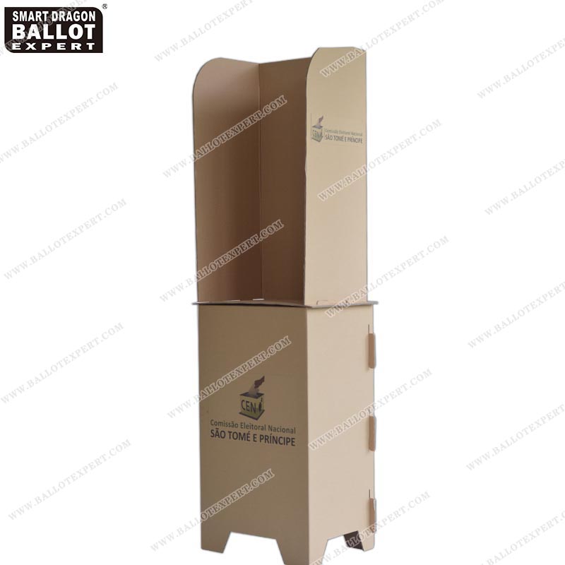 Corrugated Cardboard Voting BoothBallot Box Supplier, Election